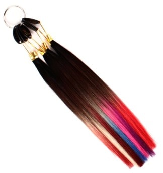 hair-x-tend Ombre 100% Human Hair Base Colour #1 Black, 10/Pack