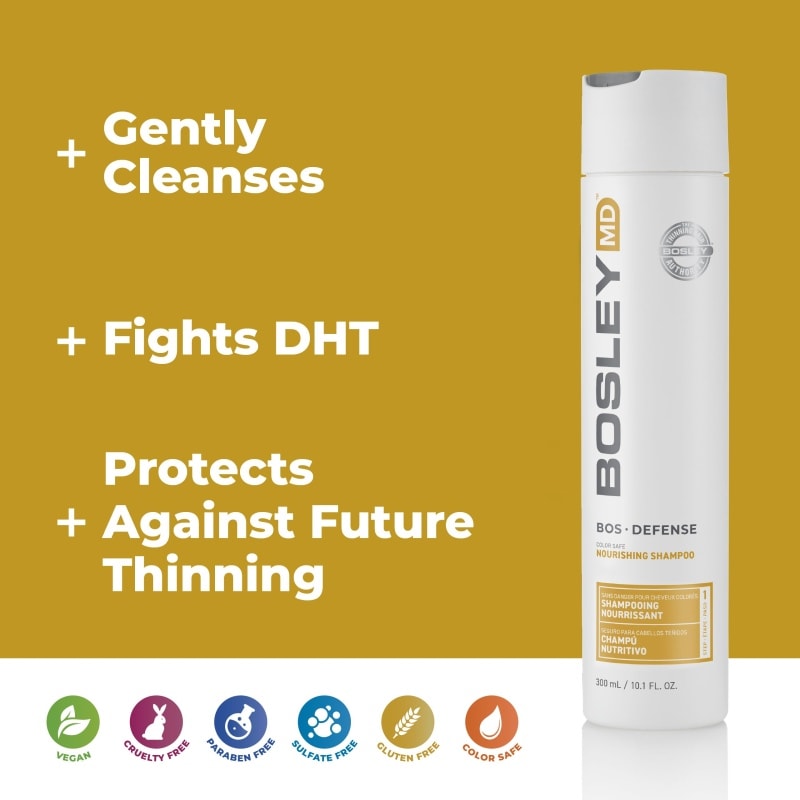 Bosley Defense for Coloured Normal to Fine Hair Nourishing Shampoo - Image 3