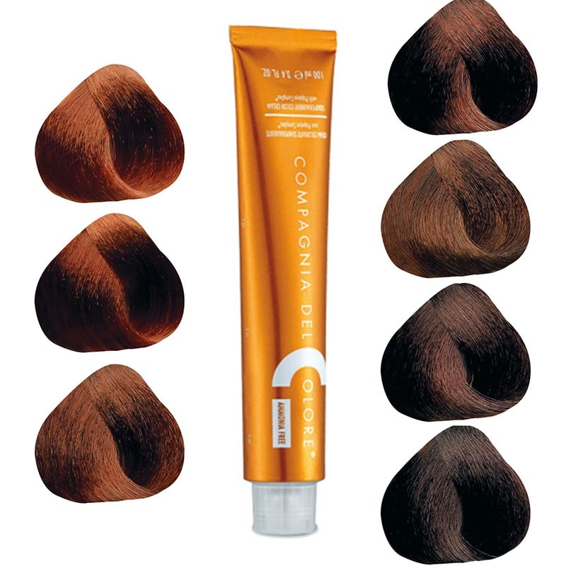 CDC Professional Hair Colour Ammonia Free - Copper, Levels 4.4-8.4, 100ml