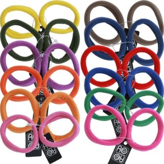 Hair Elastics Coloured, 4cm, 2 Pieces