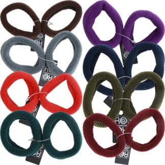 Hair Elastics Ribbed, 4cm, 2 Pieces