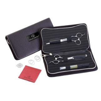 Olivia Garden SilkCut PRO Offset Scissor, Thinner & Case