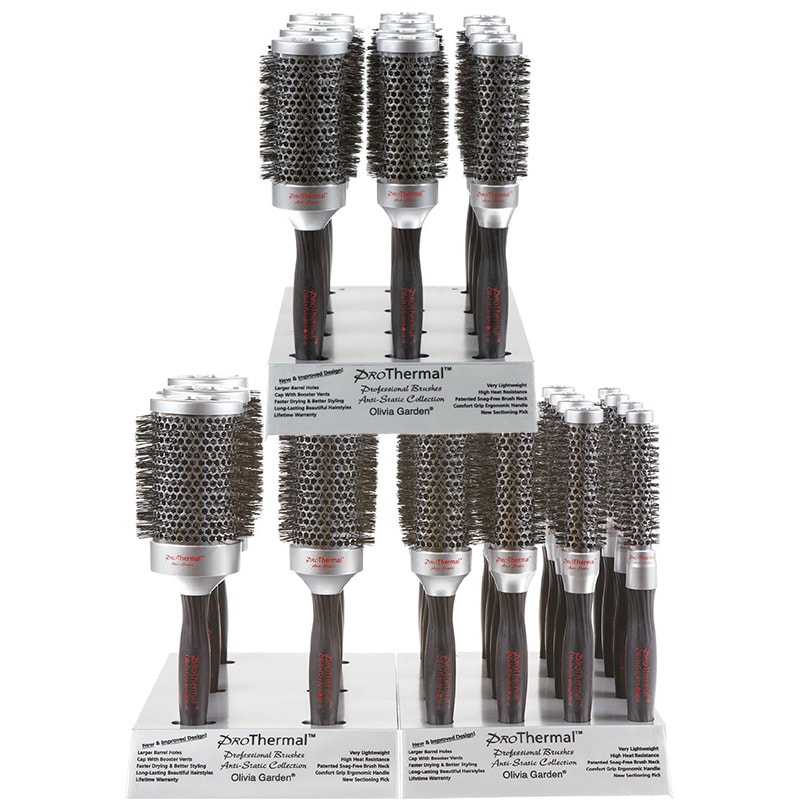 Olivia Garden ProThermal Brush Displays & Stands
