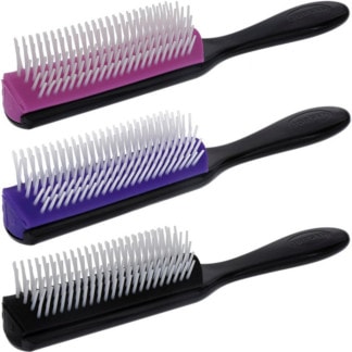 Cushion Denman Equivalent Silicone 7 Row White Pins Brush