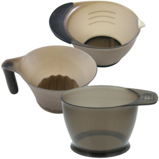 Tint Bowl with Ridged Base, Light Black