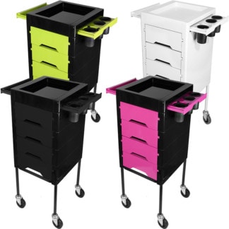 Trolley, 4 Slider Trays, 1 Top & 2 Side