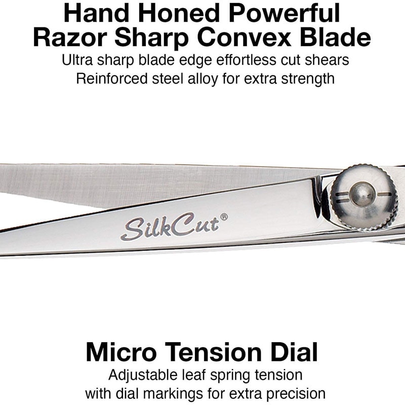 Olivia Garden SilkCut BCA 2023 Offset Shear Collection: Scissor, Thinner & Case - Image 4