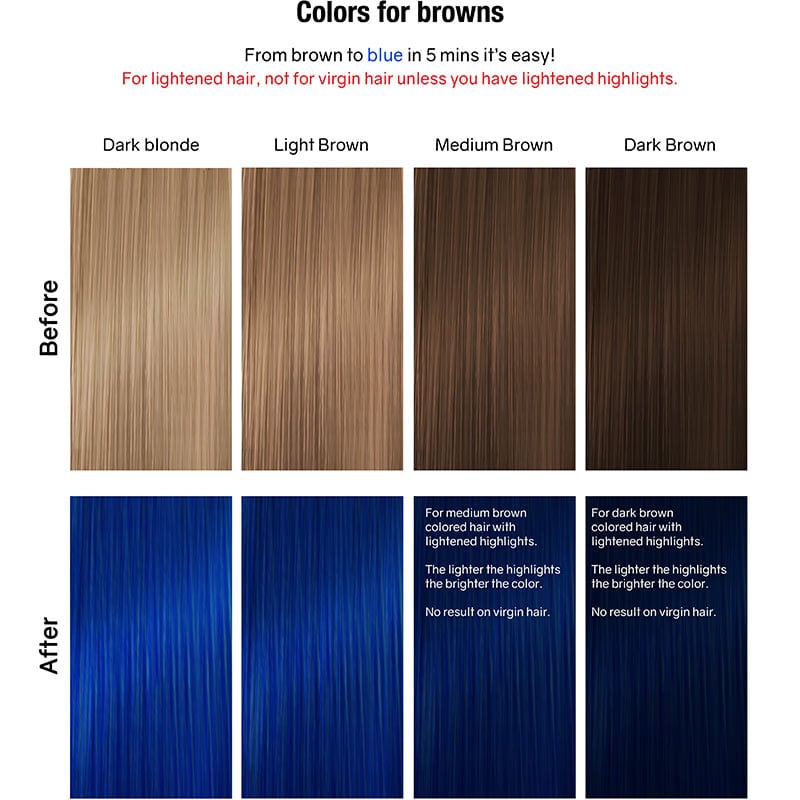 Celeb Luxury Viral Extreme Colorwash, Blue, 244ml - Image 7