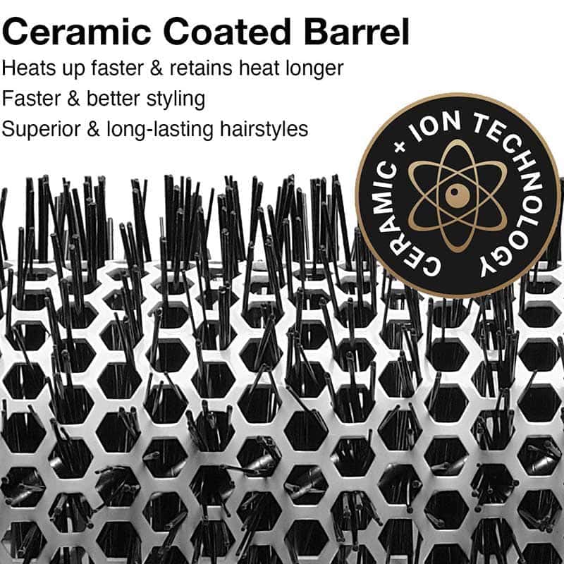 Olivia Garden Ceramic + Ion Thermal Breast Cancer Awareness 2025 Brush Collection - Image 2