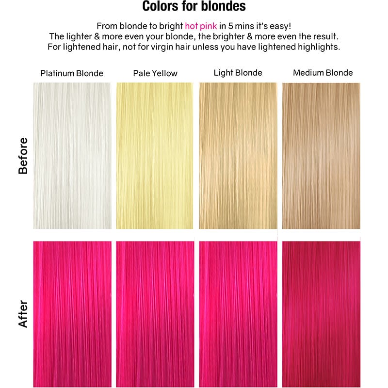 Celeb Luxury Viral Extreme Colorwash, Hot Pink, 244ml - Image 6