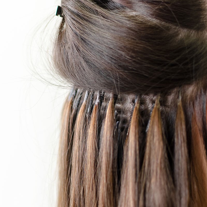 hair-x-tend 45cm Micro Ring 100% Human Hair Extensions, 10/Pack