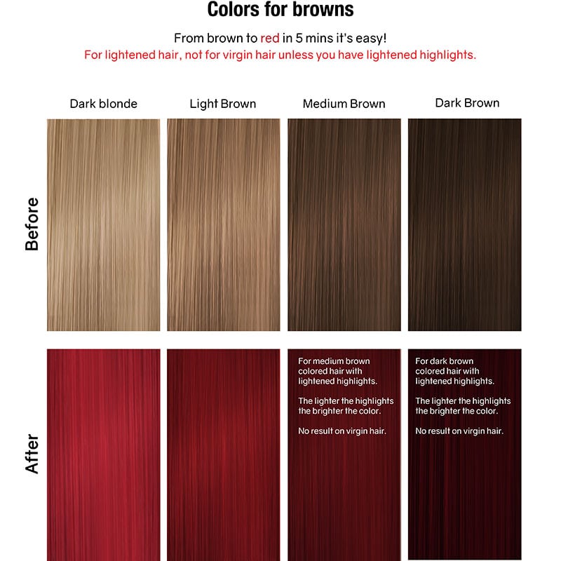 Celeb Luxury Viral Extreme Colorwash, Red, 244ml - Image 7