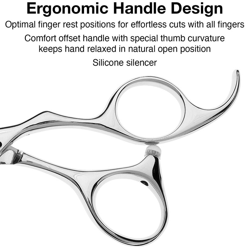 Olivia Garden SilkCut BCA 2023 Offset Shear Collection: Scissor, Thinner & Case - Image 5