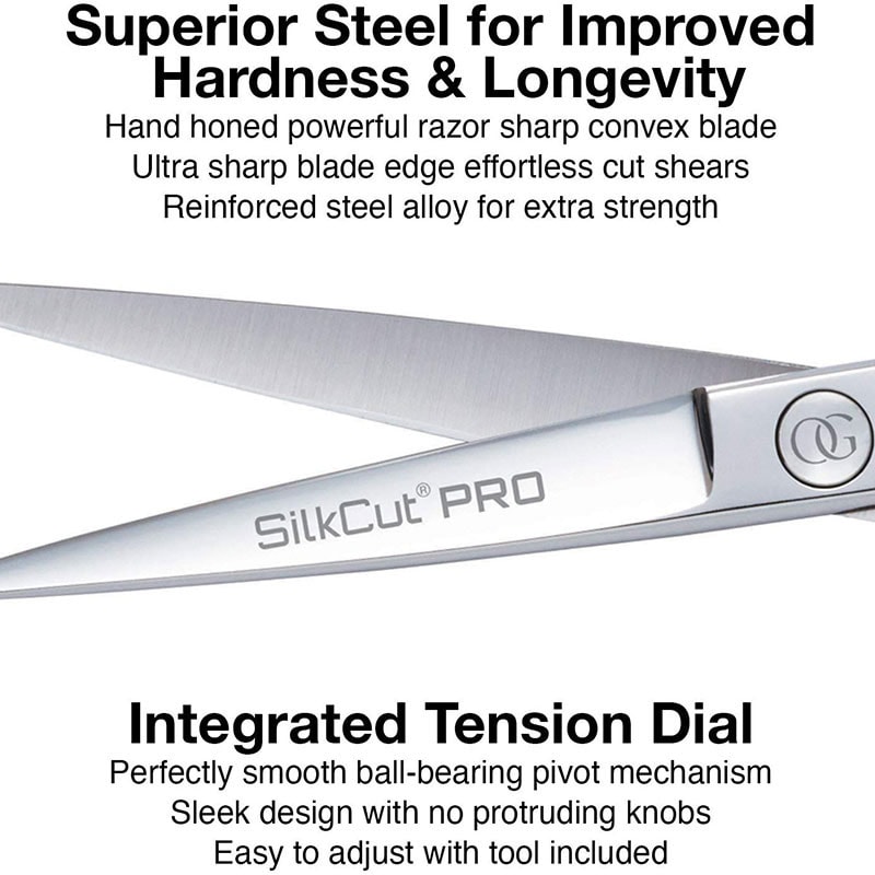 Olivia Garden SilkCut PRO Offset Scissor & Pouch - Image 2