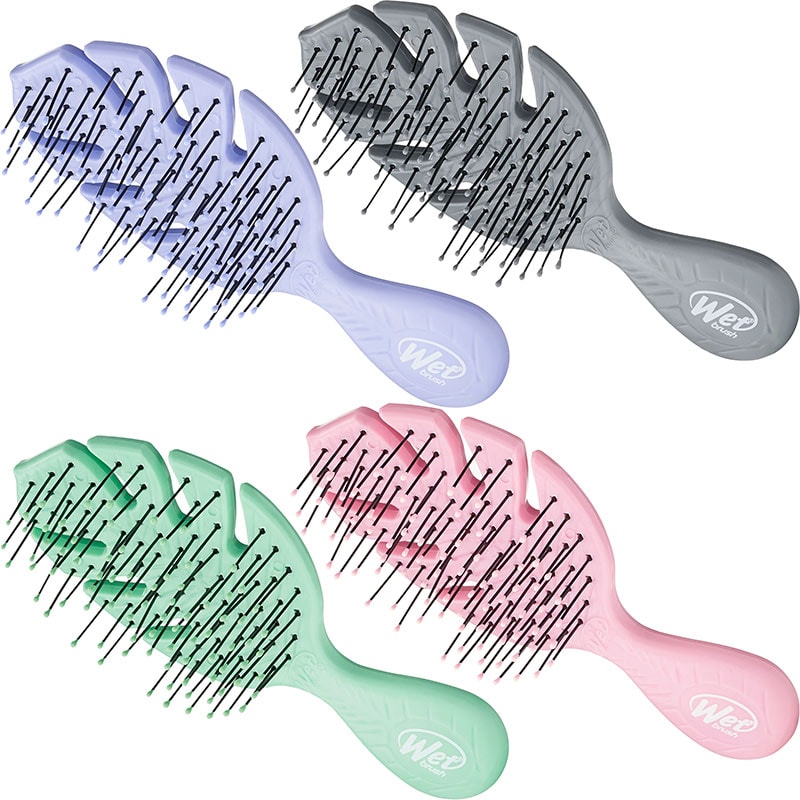 WetBrush Mini Go Green Detangler Assortment, 4 Brushes - Image 2