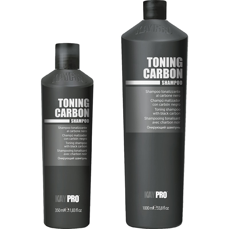 KAYPRO Black Carbon Toning Shampoo for Blonde Hair