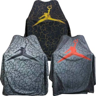 Barber Cape Basketball & Cracks Design, Studs
