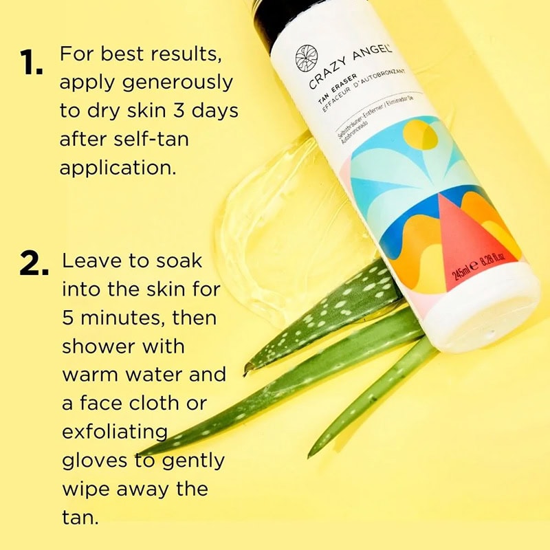 Crazy Angel Tan Eraser, 245ml - Image 3