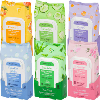 Beauty Topic Facial Cleansing Tissues, 60/Pack