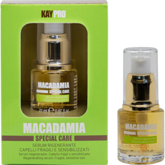 KAYPRO Macadamia Travel Size Serum for Fragile/Sensitive Hair, 20ml