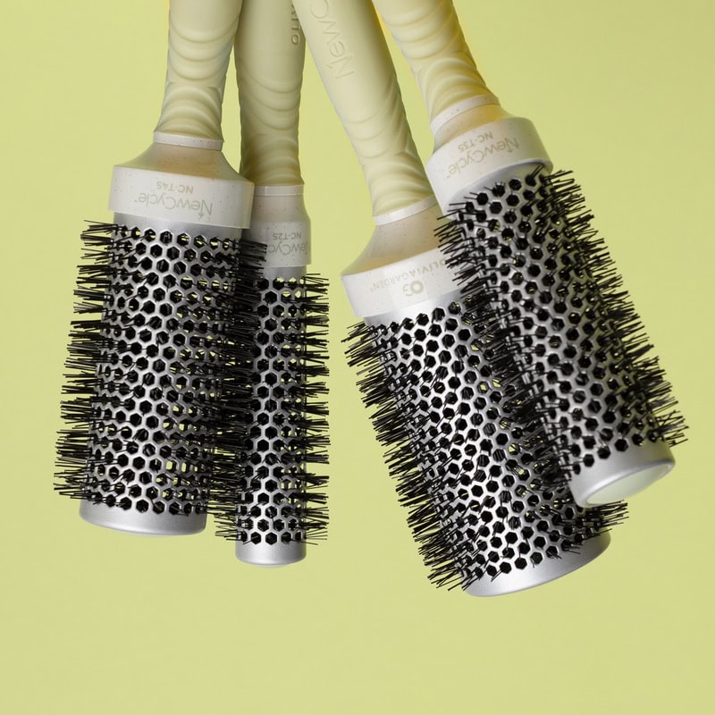 Olivia Garden NewCycle Thermal Recycled Plastic Brush Set: 4 Brushes - Image 5