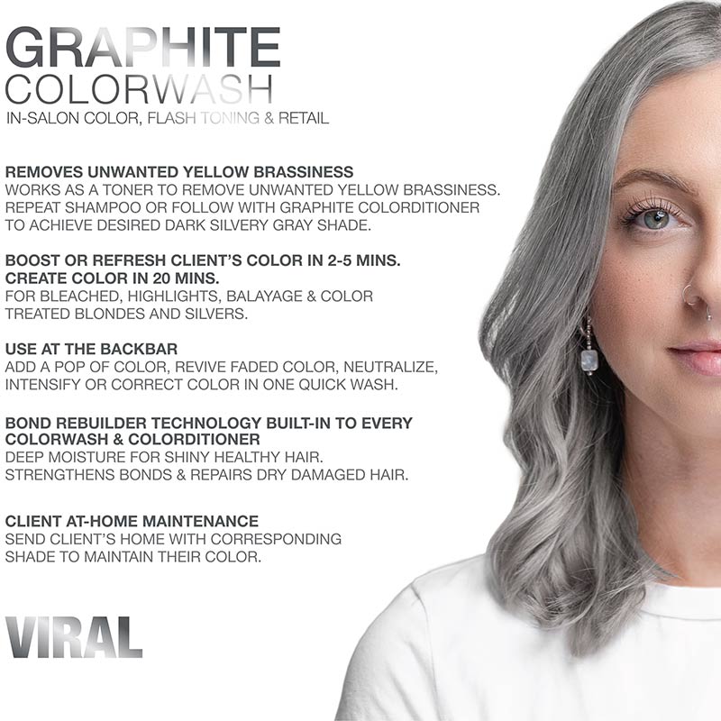 Celeb Luxury Viral Extreme Colorwash, Graphite, 244ml - Image 3