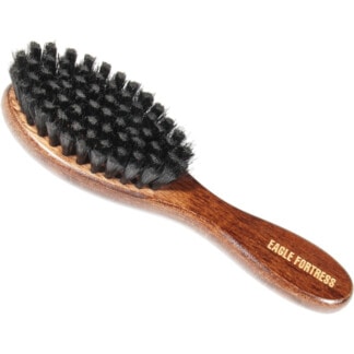 Wooden Barber Fade Oval Brush