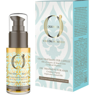 Olioseta Oro Del Marocco Oil Treatment for Fine or Blonde Hair, 30ml