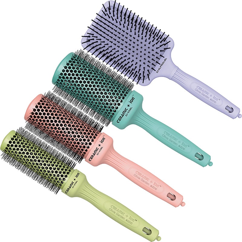 Olivia Garden Ceramic + Ion Thermal Blossom Brush Collection