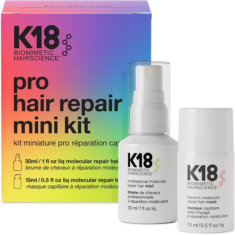 K18 Pro Hair Repair Mini Kit, 2 Pieces