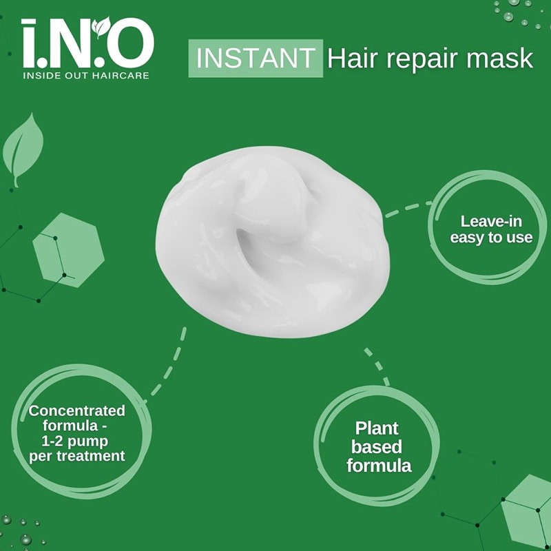 i.N.O Inside Out Haircare Leave-In Instant Repair Mask, 50ml - Image 2