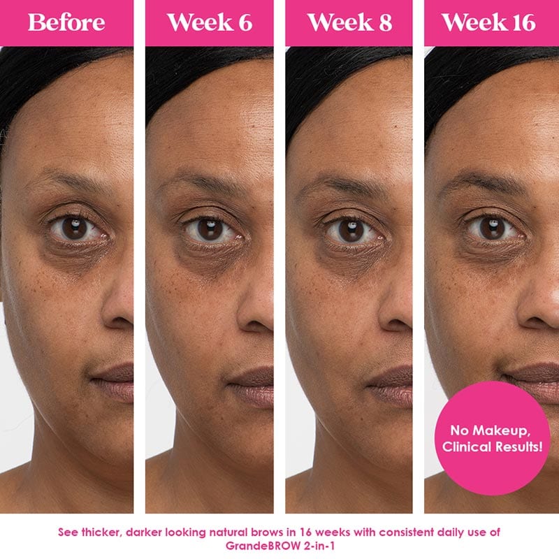 GrandeBROW 2-In-1 Tinted Brow Gel + Brow Enhancing Serum, 3.5ml - Image 6