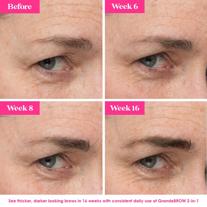 GrandeBROW 2-In-1 Tinted Brow Gel + Brow Enhancing Serum, 3.5ml - Image 15