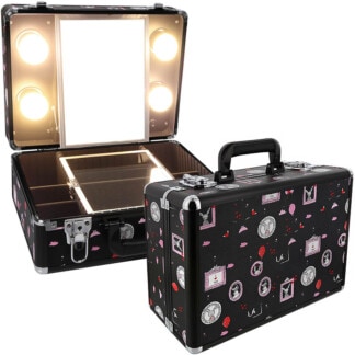 Beauty Make-Up Case with Lights, 1 Part, Empty