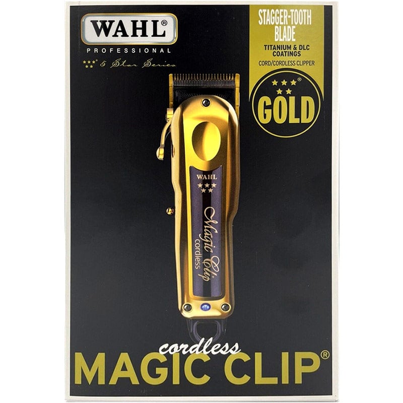 Wahl Magic Clip Gold Hair Clipper Cordless - Image 8