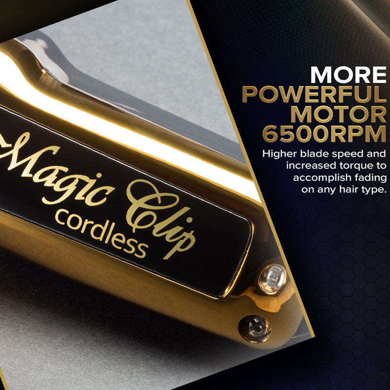 Wahl Magic Clip Gold Hair Clipper Cordless - Image 12