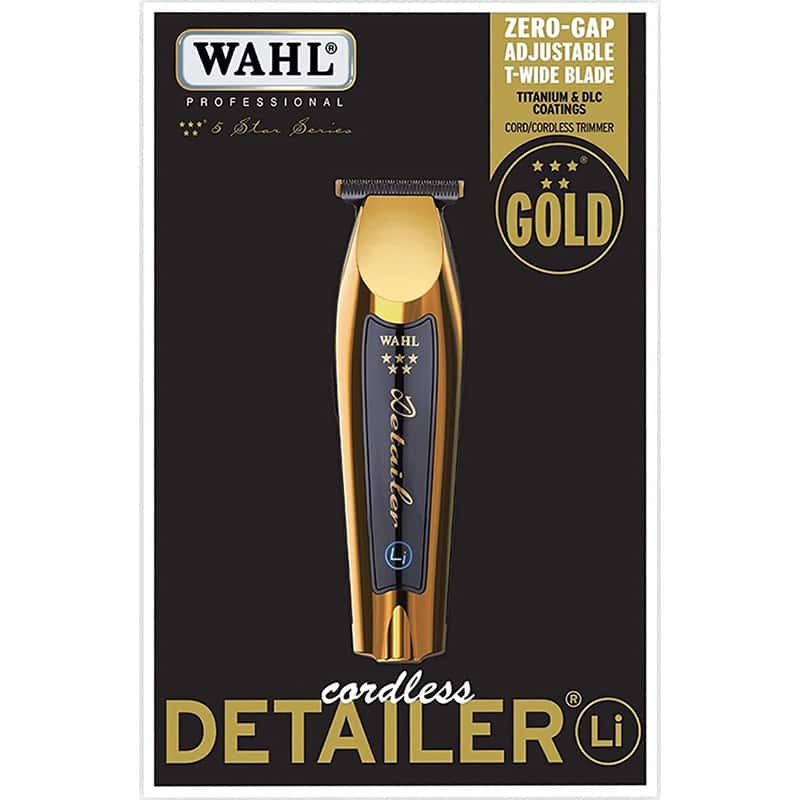 Wahl Detailer Gold Hair Trimmer Cordless - Image 9