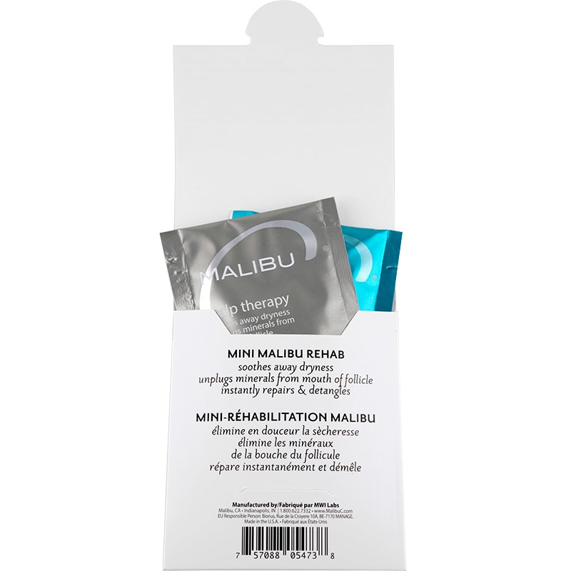 Malibu C Mini Malibu Rehab Scalp Wellness Pack, 2 Treatment Sachets - Image 3