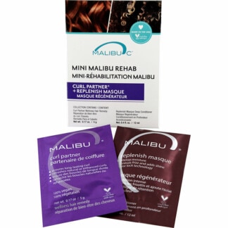 Malibu C Mini Malibu Rehab Curl Partner Pack, 2 Treatment Sachets