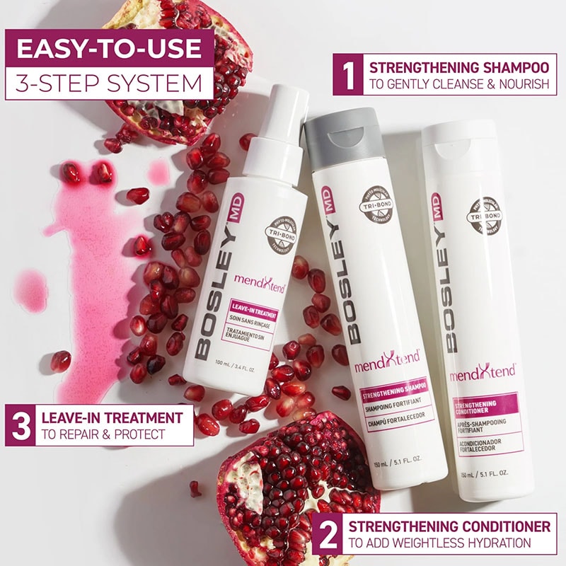 Bosley MD MendXtend Strengthening System Kit, 3 Pieces - Image 2