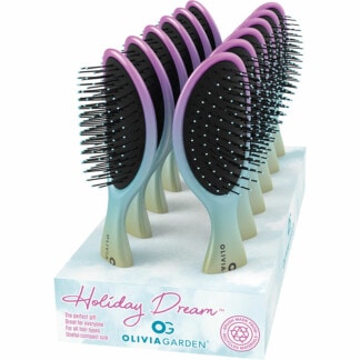 Olivia Garden OG Brush Holiday Dream Mini Display: 12 Brushes & Stand