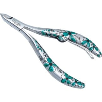 3Claveles Cuticle Clipper Blue Floral, 10cm