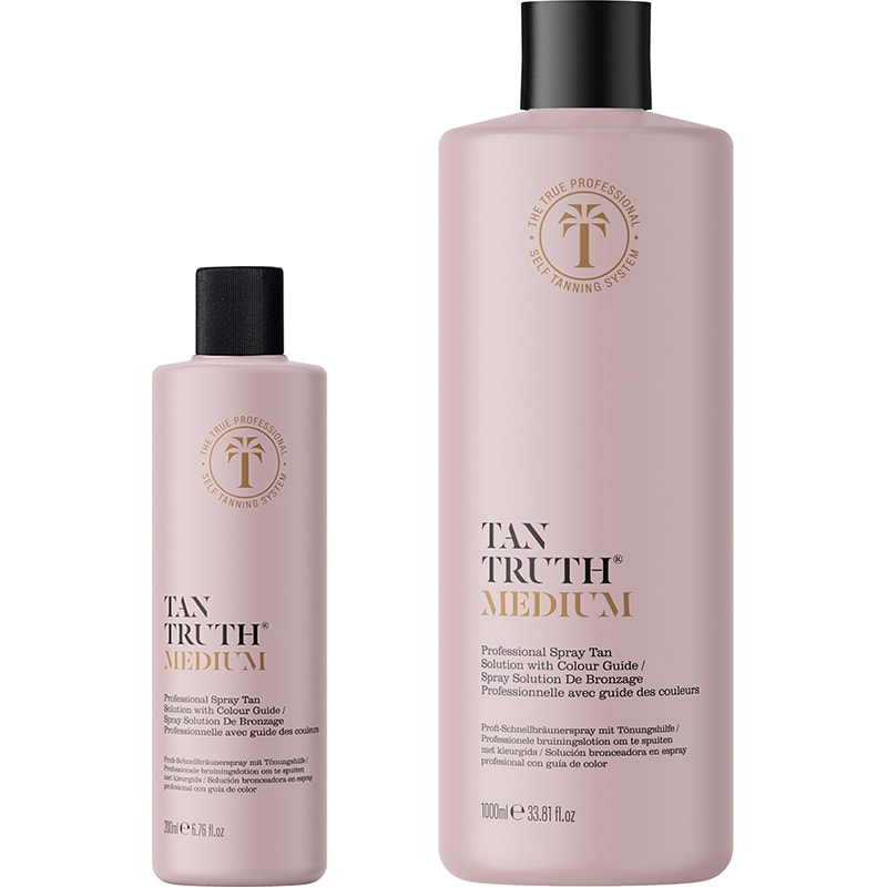 Tan Truth Professional Spray Tan Solution with Colour Guide, Medium