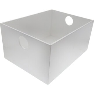 Pedicure Storage & Organisation Box, White