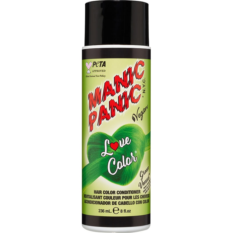 Manic Panic Love Color Hair Color Conditioner, Green Venus, 236ml