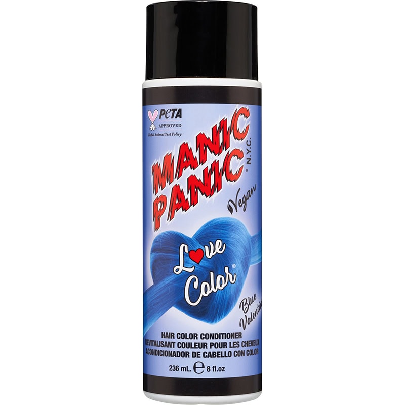 Manic Panic Love Color Hair Color Conditioner, Blue Valentine, 236ml
