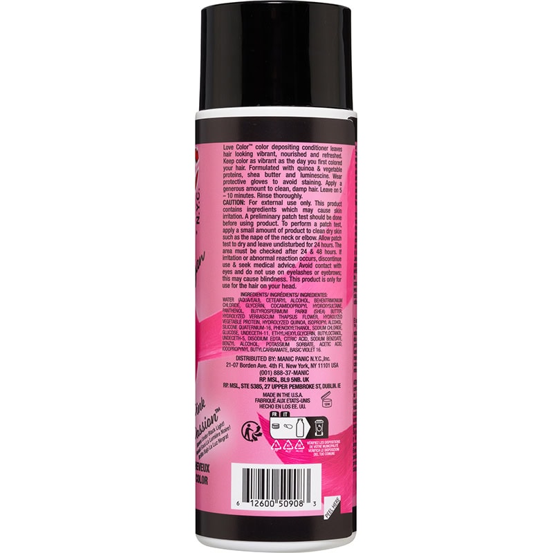 Manic Panic Love Color Hair Color Conditioner, Pink Passion, 236ml - Image 2
