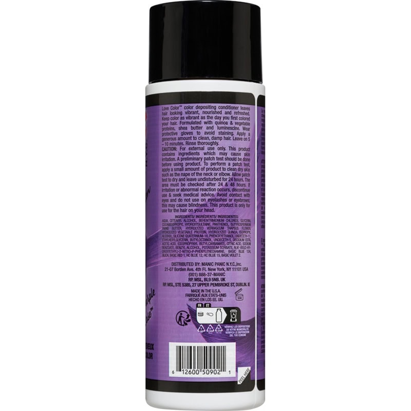 Manic Panic Love Color Hair Color Conditioner, Purple Rose, 236ml - Image 2