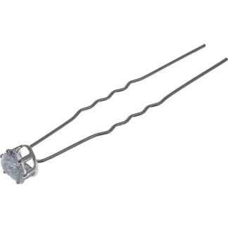 Bridal Hair Pin with Zircon Heart