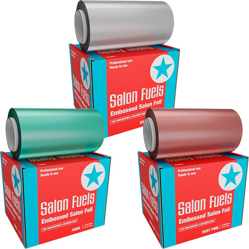 Salon Fuels Embossed Salon Foil, 12cm x 100m